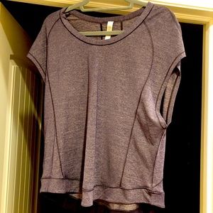 LuLu athletic top in Navy